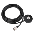 Miniatyrbillede 1 af 5: Mobil bilantenne magnetisk tagmontering base med 5 meter lang koaksialkabel UHF han
