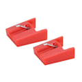 Miniatyrbilde 1 av 4: Diamantnål for platespiller - 2-pakning - for ION ICT04RS og Crosley NP4