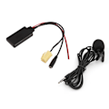Pikkukuva 2 / 8: Bluetooth 5.0 AUX-kaapeliadapteri mikrofonilla, handsfree-vaihto Fiat 500/Grande Punto/Qubo/Fiorino -autoihin
