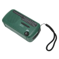 Miniatyrbilde 2 av 5: Håndsveiv solradio AM FM SW1 SW2 Camping LED lommelykt Mult