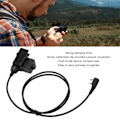 Miniatyrbild 8 av 8: Radio Headset Adapter Push To Talk Ljud Walkie Talkie Öronsnäcka Adapter Ersättning för Icom V8 V80 V82