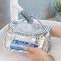 Miniatyrbild 5 av 5: Genomskinlig kosmetikaväska Toalettväska, Genomskinlig reseväska för toalettartiklar, Transparent sminkväska Tote Bag, Väska för män kvinnor
