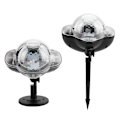 Miniatyrbilde 2 av 5: 100-240V Stjerne- og hjerteformet LED-scene lampe Vanntett projektor Hage