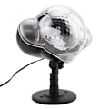 Miniatyrbilde 4 av 5: 100-240V Stjerne- og hjerteformet LED-scene lampe Vanntett projektor Hage