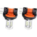 Pikkukuva 5 / 5: Auton LED-polttimot, 2 kpl HID 80W H15 LED-polttimot Valot Lamppu Erittäin Super Bright Headlight Autolle Puhdas Valkoinen