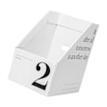 Miniatyrbillede 3 af 5: Vertikal mappeholder til papir, nummerering, slank skrivebordsarrangør til bøger, notesbøger, magasiner, kuverter