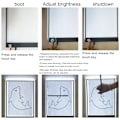 Miniatyrbild 8 av 8: A5 LED-ljuslåda Tracer Smart Touch Hög ljusstyrka Steglös dimning Ultratunn LED Artcraft Tracing Light Pad