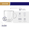 Miniatyrbild 4 av 6: Dubbelväggig Espressokopp, Värmebeständig, Isolerat Borosilikatglas, Set om 2, Dramatisk Optisk Effekt För Kaffeentusiaster