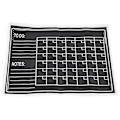 Pikkukuva 2 / 5: Musta taulutarra 45x60cm itseliimautuva DIY irrotettava vedenpitävä PVC-liitutaulu kalenteri lapsille kotikoulutukseen