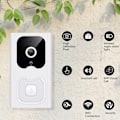 Miniatyrbillede 8 af 8: Smart trådløs fjernbetjening videodørklokke intelligent mobiltelefon fjernbetjening Wifi HD nattesyn tovejs opkald dørklokke