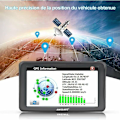 Miniatyrbild 5 av 5: Innovativ GPS-navigator för bil, pekskärm med intelligent röstnavigering, realtidsutsändning och fartkameravarning, perfekt för lastbilar