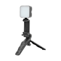 Miniatyrbilde 6 av 8: LED-videolys på kamera tilbehørsettpakke inkluderer LED-fylllys telefonklemme stativmikrofon 6500K Live Streaming Light