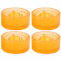 Miniatyrbild 2 av 2: 4 st plastgitarr effektpedal fotspik knopp musikinstrument tillbehör (orange)