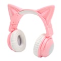 Miniatyrbillede 2 af 5: Katteøre Bluetooth-headset Stereo Sød Høj Følsomhed Indbygget Mikrofon Justerbar LED Børne-headset med 3,5 mm Kabel