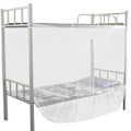 Miniatyrbillede 2 af 2: 4 hjørne stolpe seng baldakin myggenet Twin Full Queen Size net hvid (150x195x170cm)