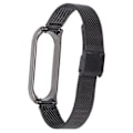 Miniatyrbillede 1 af 5: Metalrem til Xiaomi Mi Band 6 Smartwatch - Udskiftningsrem i stål