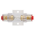Miniatyrbilde 2 av 8: Bilstereo enkelt in-line AGU-sikringholder 60A høy temperaturbestandig for 4AWG 8AWG-ledning
