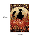 Pikkukuva 2 / 5: Burlap Vertical Double Sided, Trick or Treat Garden Flag Vertic
