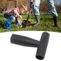 Miniatyrbillede 1 af 8: T-formet skovlskaft i plast, stærkt, letvægtigt, skridsikkert sneskovlskaft, 3,4 cm indvendig diameter