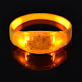 Miniatyrbillede 1 af 2: 8 farver blinkende LED lys fest koncert show silikone armbånd bangle armbånd (gul)