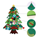 Miniatyrbillede 3 af 5: Filt Juletræ, Jul DIY Deko, 3.2ft Juletræ