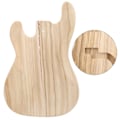 Miniatyrbillede 7 af 7: Ubehandlet guitar krop til PB-stil bas i ahorn til DIY elektrisk guitar tilbehør