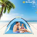 Miniatyrbild 4 av 5: Utomhustält med mångsidig användning, utmärkt ventilation för varma sommardagar, snabbmonterat pop up-solskydd för familjekul