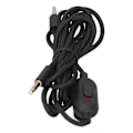 Miniatyrbilde 1 av 8: Spillhodetelefon Audiokabel Volum Mikrofonkontroll for Logitech G233 G433 GPRO GPROX