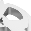 Miniatyrbilde 3 av 5: 1 par 1/4 tommers NAB navadapter for optisk aksel i aluminium, polert base, snelleåpner for båndspoler til Studer ReVox for DENON