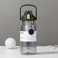 Miniatyrbild 4 av 5: Vattenflaska - Läckagesäkra Bpa-fria vattenflaskor, låsfunktion och fällbart lock, dricksvattenkoppar Black 1000ml