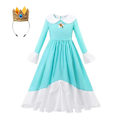 Miniatyrbild 1 av 4: Disney Anna Elsa klänning barn prinsessklänning för flickor barn cosplay persika jul karneval fest utklädnad outfit Galaxy Dress 3-4Y (110)