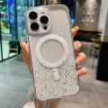 Miniatyrbild 1 av 2: Magsafe Bling Glitter Gradient Stötsäkert genomskinligt anti- case för Iphone 15 Pro Max 15 Ultra Transparent