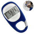 Miniatyrbild 1 av 4: 3d digital enkel gångavståndsklämma på stegräknare Stegräknare med klämma, minne Gångavstånd Miles/km Träning Fitness Aktivitet Kalor Blue