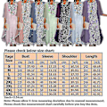Miniatyrbild 2 av 3: Kvinnor Bohemisk Kläder med Cardigan Casual Blommig printed Two Piece Kläder XL