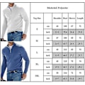 Miniatyrbild 2 av 2: Män Zip Stand Neck Solid Toppar Casual Höst Vinter Fit Långärmad Pullover White M