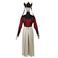 Miniatyrbild 2 av 4: Douma Cosplay Kostym Anime Peruk Demon Slayer Slayers Douma No Yaiba Kimetsu Kläder Capa Hatt Peruk Peruk Full Tyg Set S A1 Only Wig