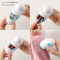 Miniatyrbild 4 av 4: Kläder Fuzz Lint Remover Tyg Rakapparat Batteridriven hårboll Pilling Travel Blue