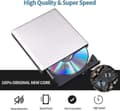 Miniatyrbild 2 av 5: Extern Blu Ray Dvd Drive 3d, USB 3.0 och Type-c Bluray Cd Dvd Reader null none