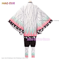 Miniatyrbild 2 av 4: Shinobu Adult Kids Kochou Anime Cosplay Kostym Kanae Cosplay Kläder Fjäril Klämma Kvinnor Uniform Slayer Kappa Halloween Outfit kid 120 Set A