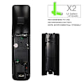 Miniatyrbild 3 av 4: Wii Game Remote Controller Inbyggd Motion Plus Joystick Joypad för Nintendo Black 1 PC