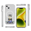 Miniatyrbild 2 av 2: Creative Painted Pattern Matt Magsafe Magnetic Phone Case Lämplig för Iphone och andra modeller Style G Transparent Ypcx0120