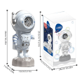 Miniatyrbild 2 av 4: Astronaut Bubble Machine Helautomatisk 360 roterande bubbelblåsare leksak Astronaut USB -laddning null none