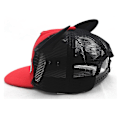 Miniatyrbild 2 av 2: Barn Baseball Cap 3d Musse Pigg Minnie Mesh Solskydd Trucker Hatt För Pojke Flicka B Mesh Back Red