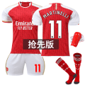 Miniatyrbild 1 av 4: 2324 Arsenal Hemma Red Set nr 7 Sacca 8 Erdegao 9 Hotsus 11 Martinelli fotbollskit 24 Arsenal home style 9