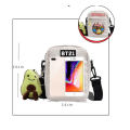 Miniatyrbild 2 av 2: roblox axelväska - crossbody canvas väska - vit 2