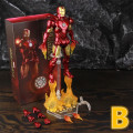 Miniatyrbild 1 av 4: Zd Toys Marvel Iron Man Mk1 Mk2 Mk3 Mk4 Mk5 Mk6 Mk7 Mk42 Mk43 7&quot; Film Actionfigur Iron-man Mark 1 2 3 4 5 6 7 42 43 Legends C MK4 B - Boxed