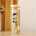 Miniatyrbild 3 av 5: Drickskopp med sugrör och lock, resekopp för lemonad, smoothie & juice, återanvändbar 700 ml plastgul yellow