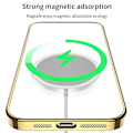 Miniatyrbild 4 av 4: Gkk Stötsäker Case För Iphone 14 Plus Case Tpu+pc+pu Läder galvanisering Cover Green