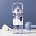 Miniatyrbild 4 av 5: Vattenflaska - Läckagesäkra Bpa-fria vattenflaskor, låsfunktion och fällbart lock, dricksvattenkoppar Purple 1000ml