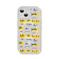 Miniatyrbild 3 av 5: Creative Painted Pattern Matt Hudvänlig Magsafe Magnetic Phone Case Lämplig för Iphone och andra modeller Style A Transparent Black Ypcx